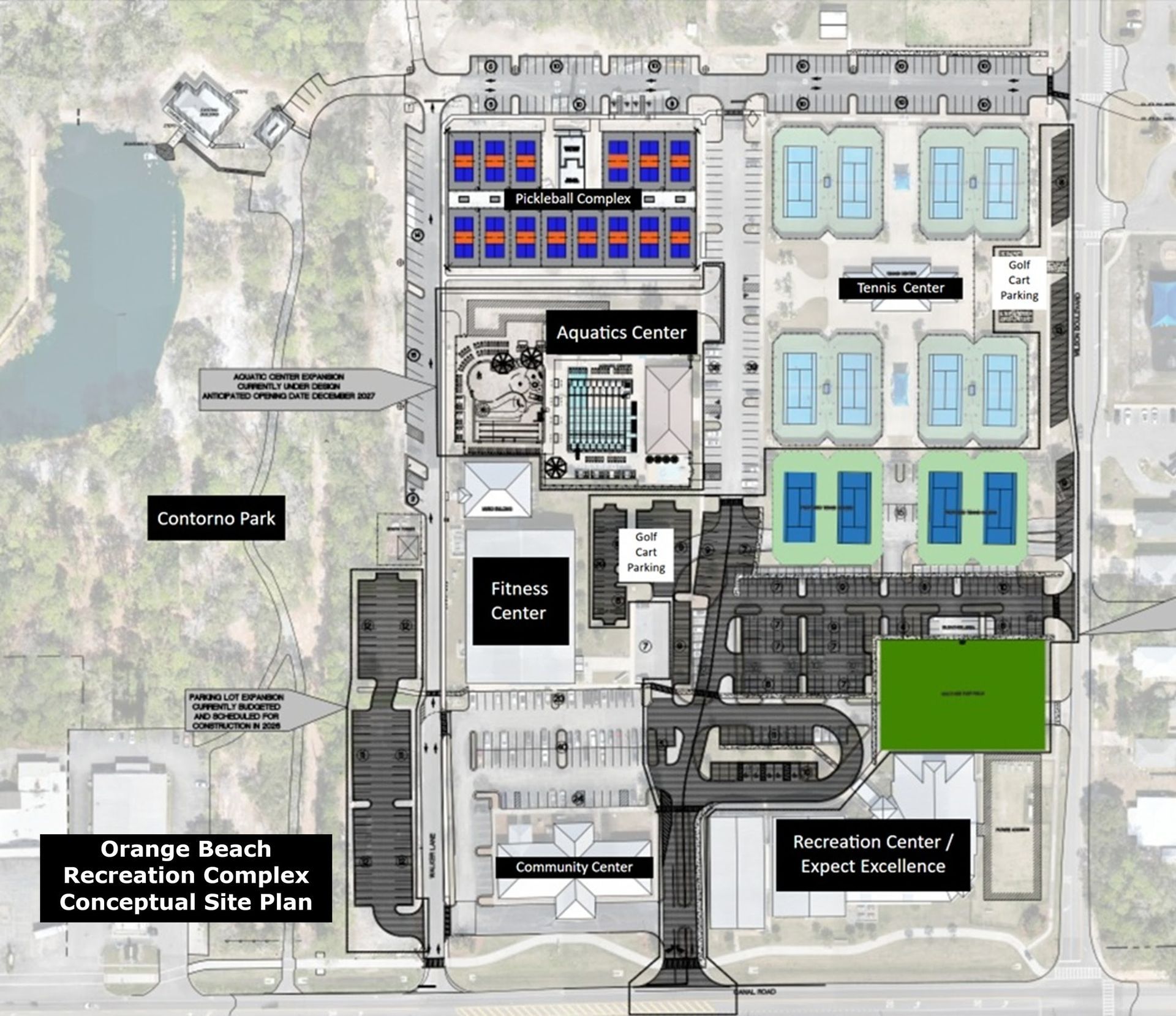 Orange Beach Recreational Campus Plans