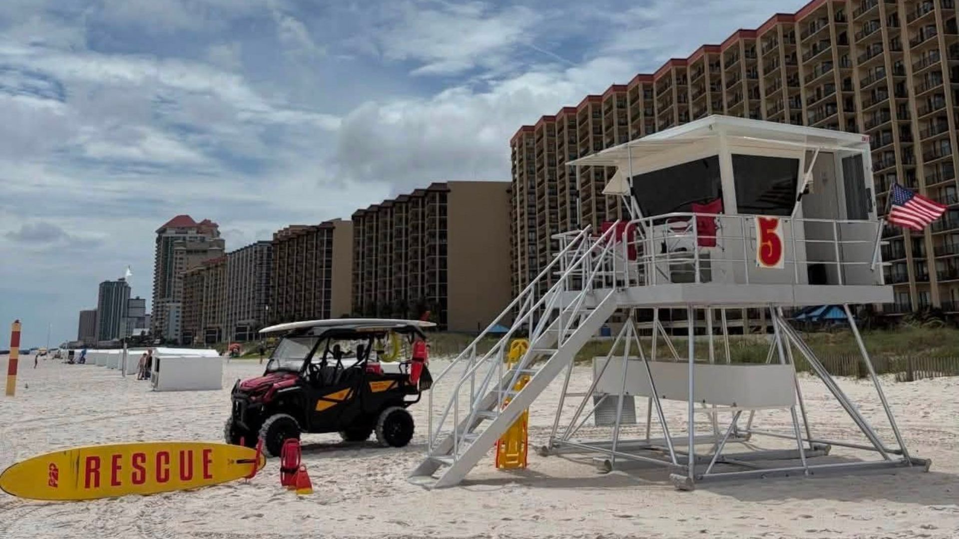 Romar Beach Surf Rescue Tower