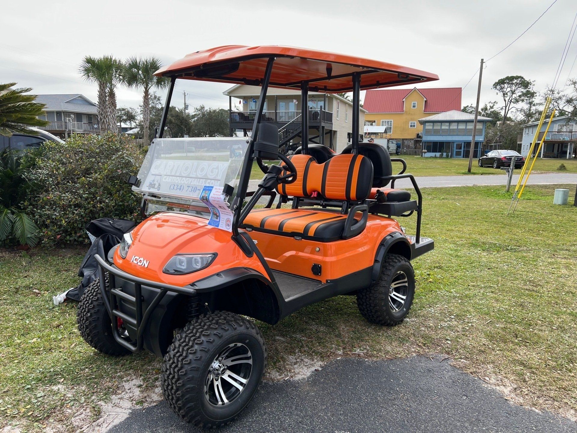 Golf Cart Stock Photo
