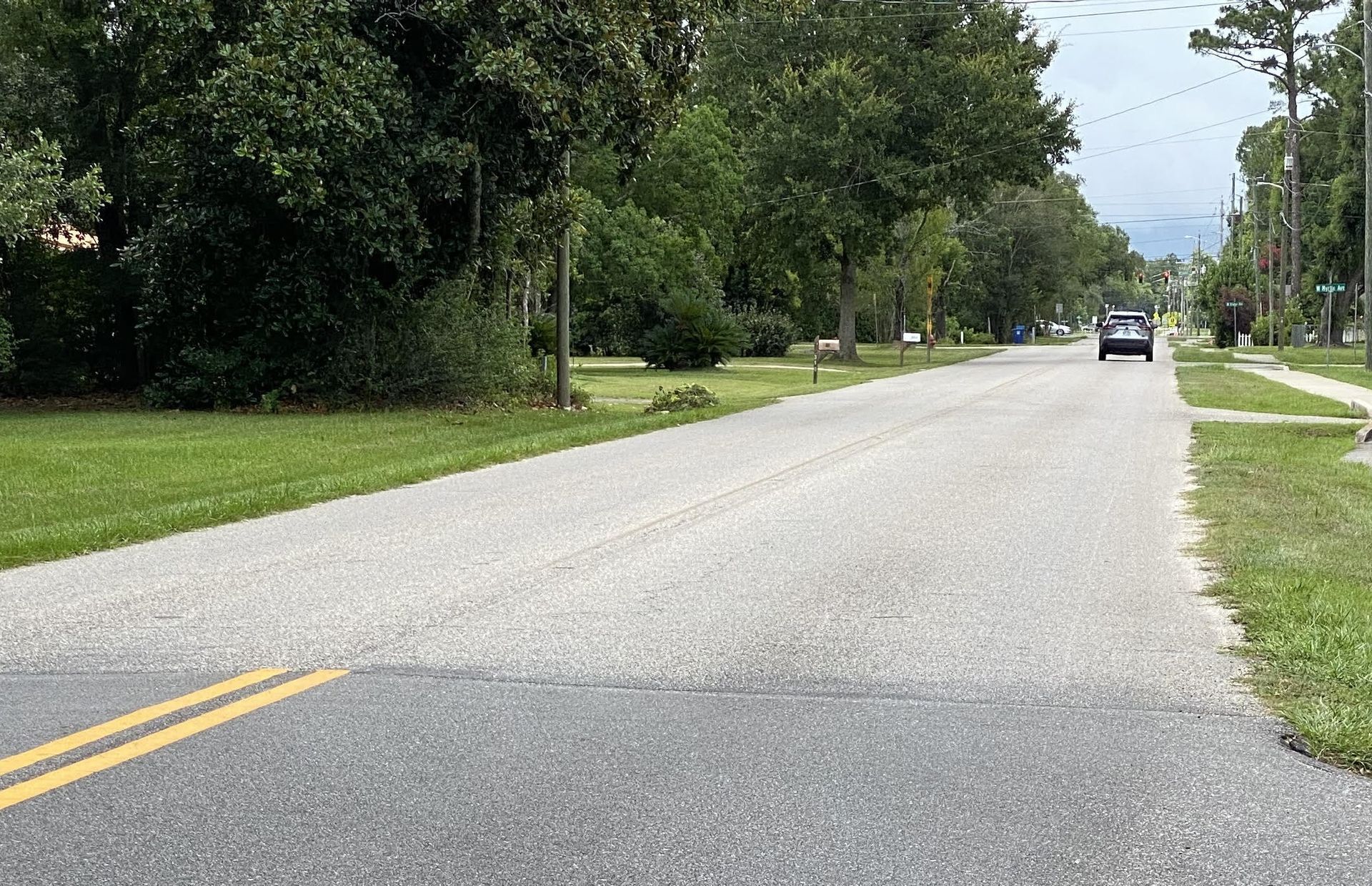 South Cedar Street between West Verbena Avenue and U.S. 98 is one of the streets scheduled for repaving in the upcoming year.