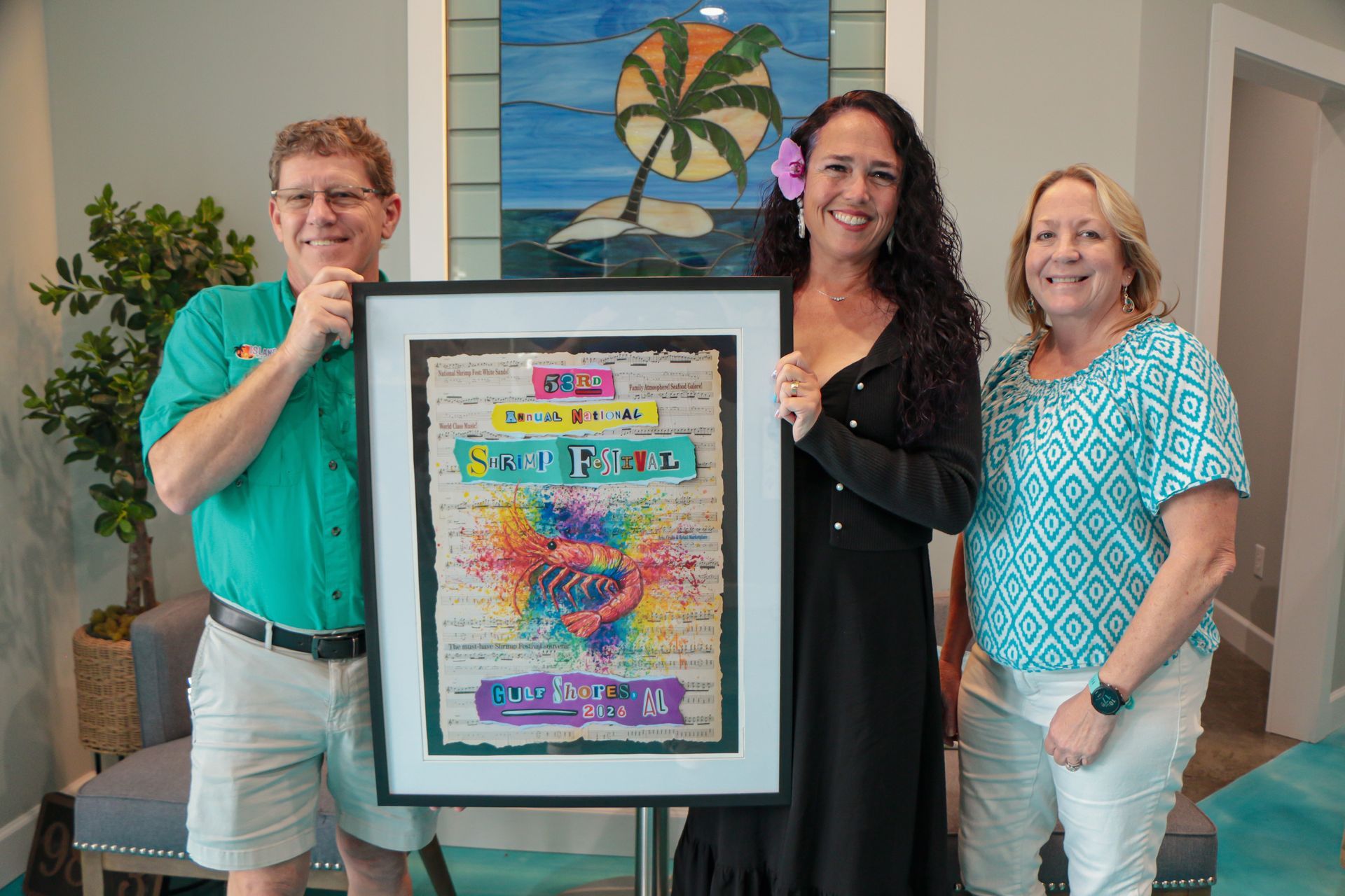 Shrimp Festival Poster Honors Local Artist A Second Time
