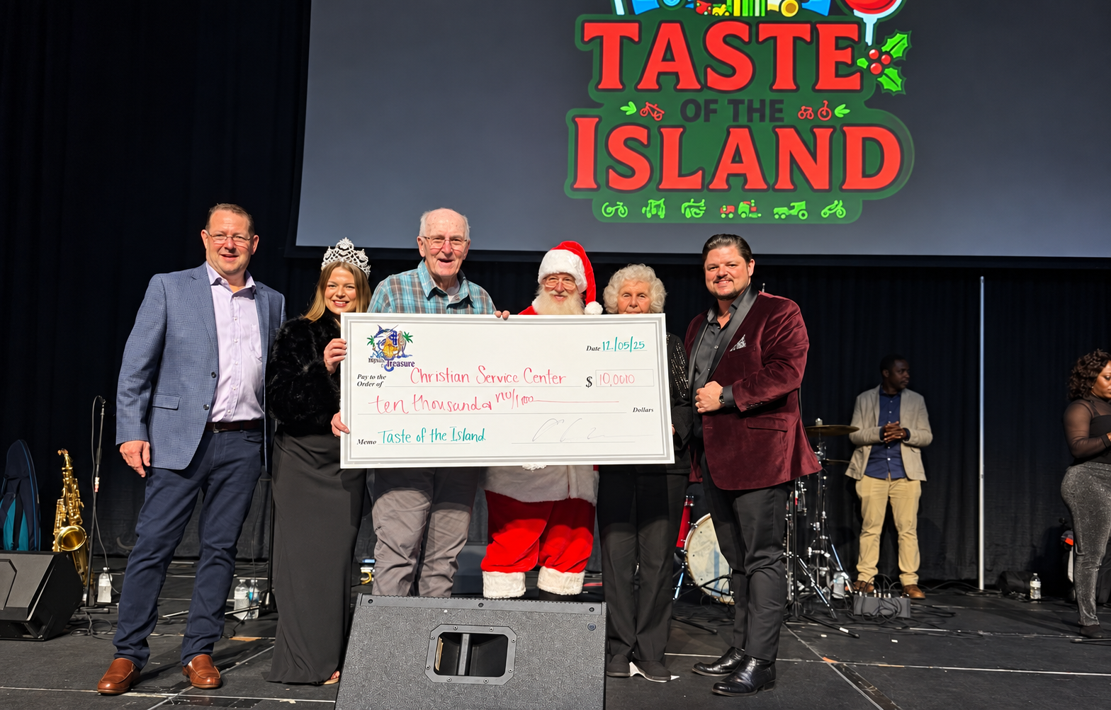 Last Year's Check Presentation