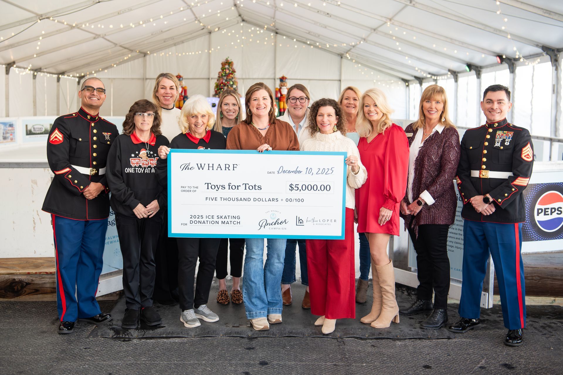 The Wharf And Heather Loper Team Up To Support Toys For Tots