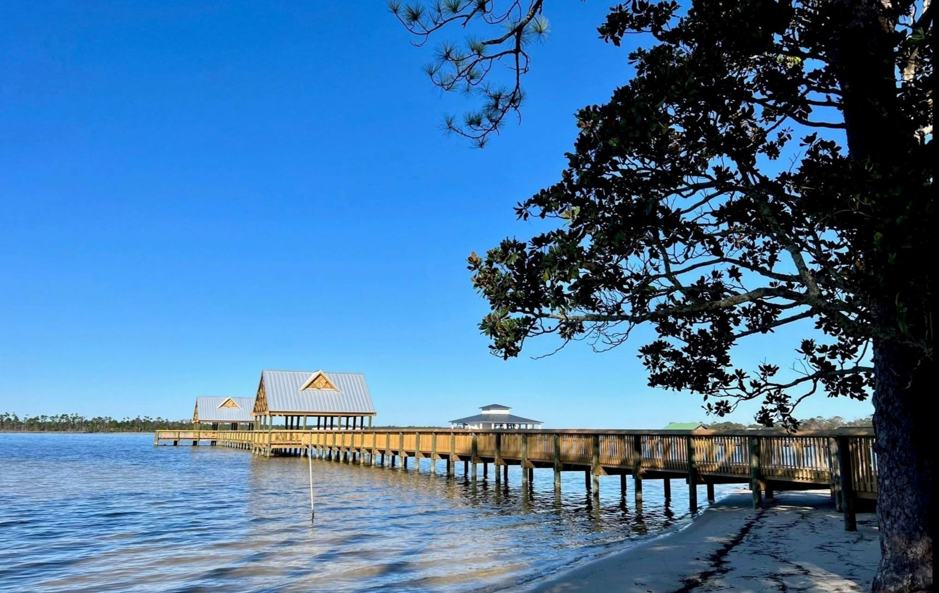 Pier at Waterfront Park in Orange Beach