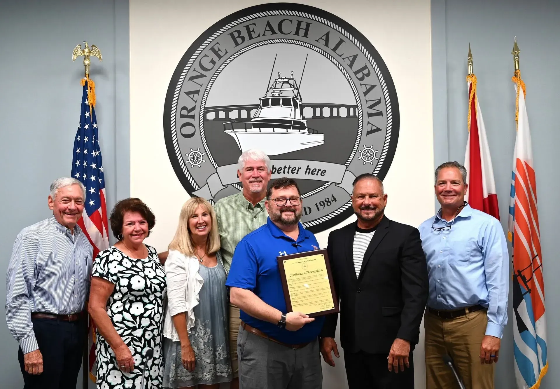 Doctor Forbess Receives Honor From Orange Beach City Council