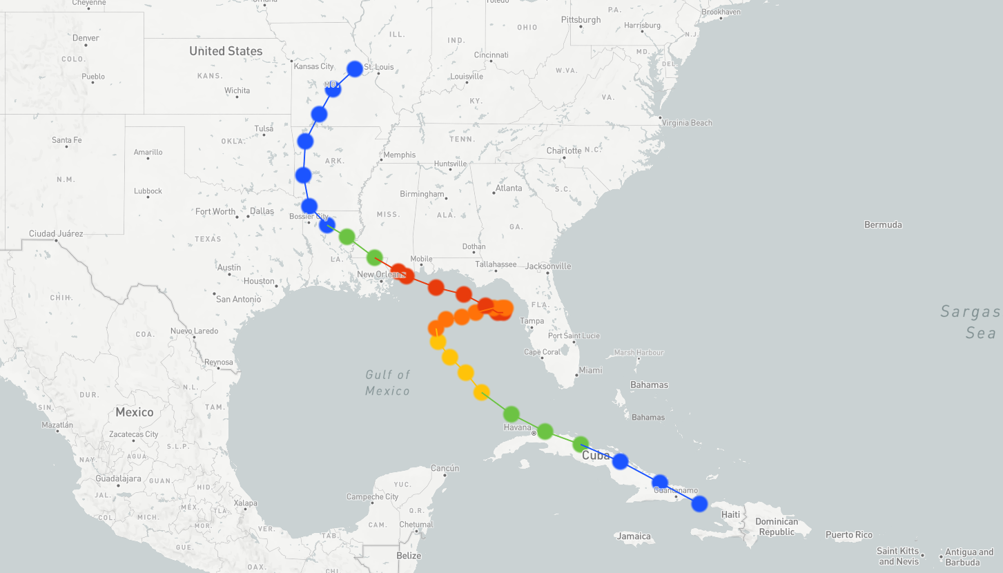 Hurricane Elena: September 2nd, 1985