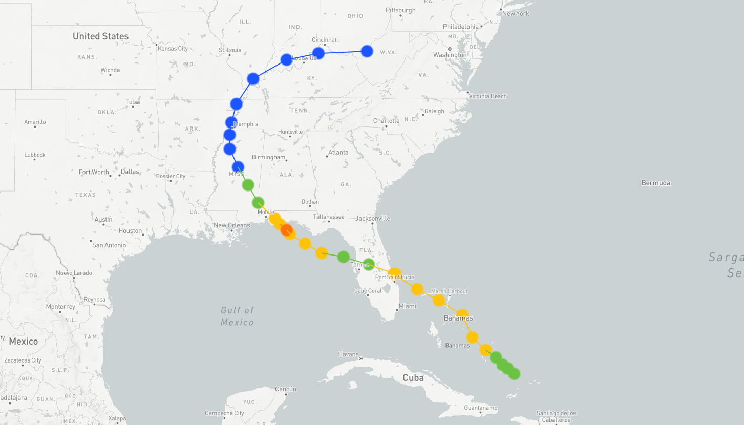 Hurricane Erin: August 3rd, 1995