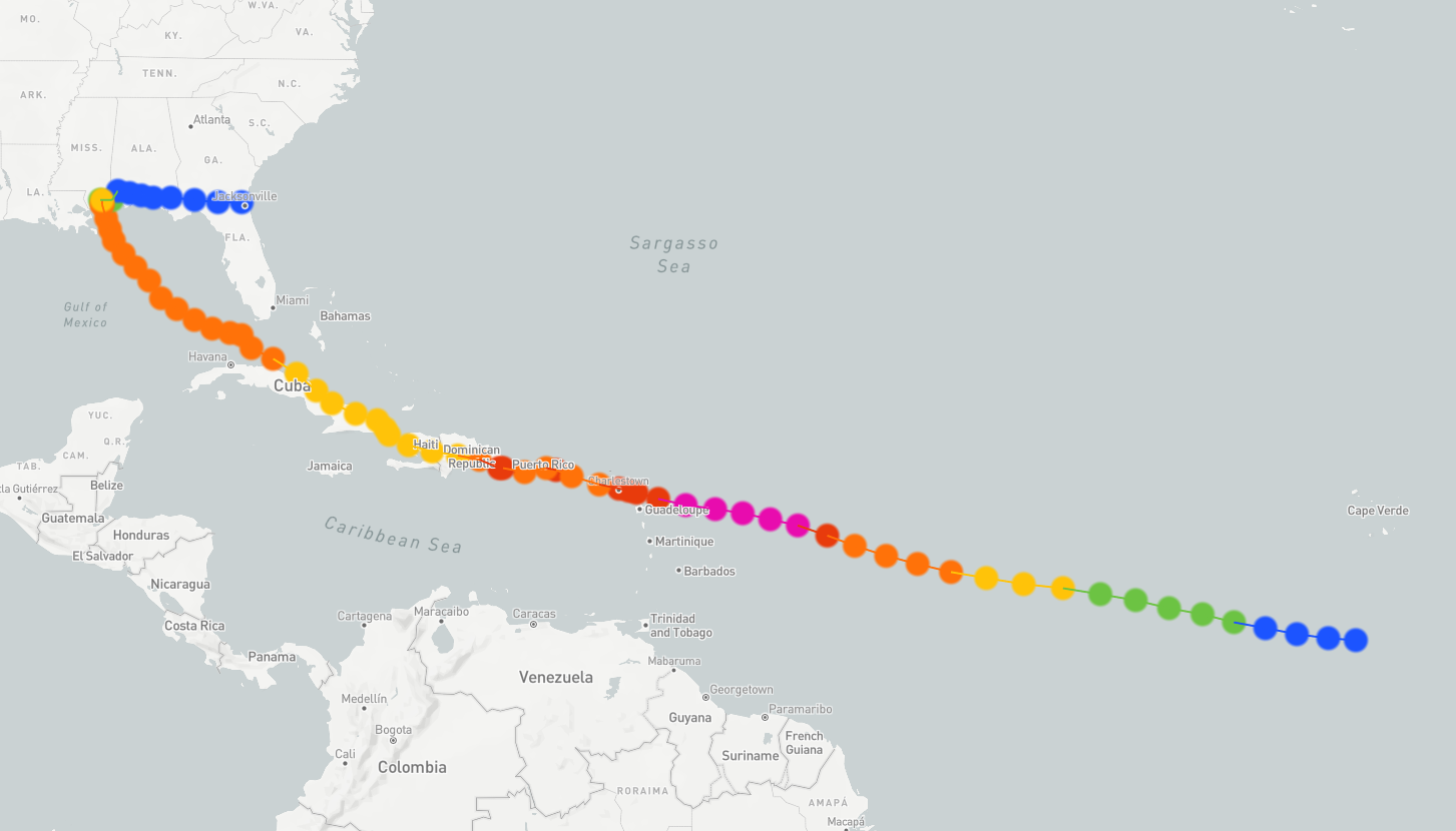Hurricane Georges: September 28th, 1998 