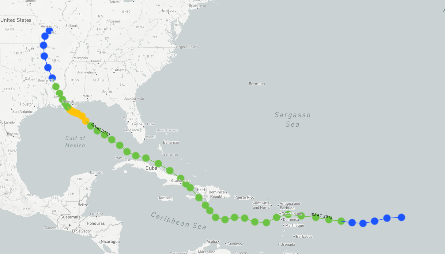 Hurricane Isaac: August 28 & 29, 2012