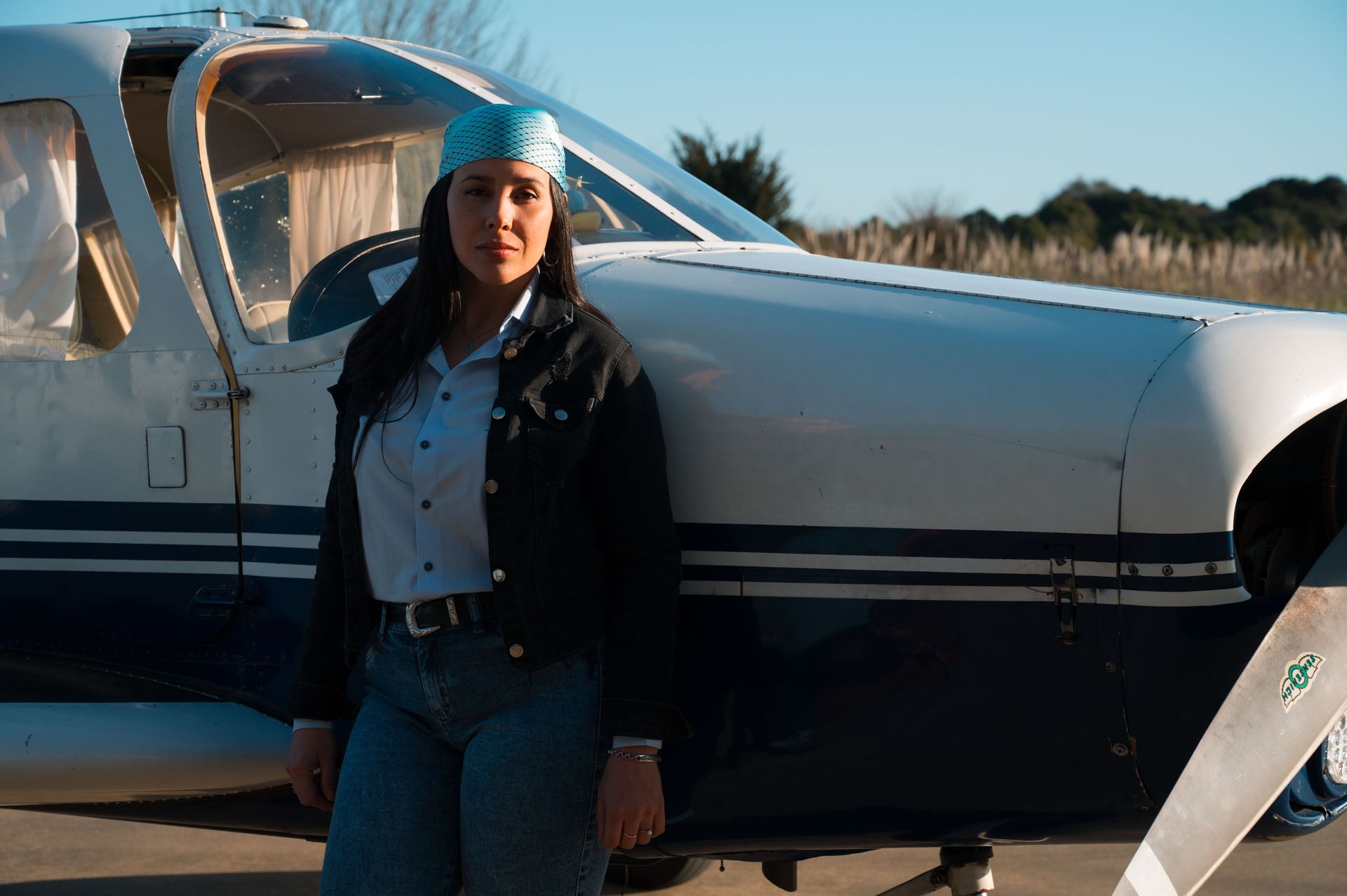 Girls in Aviation - Stock Photo
