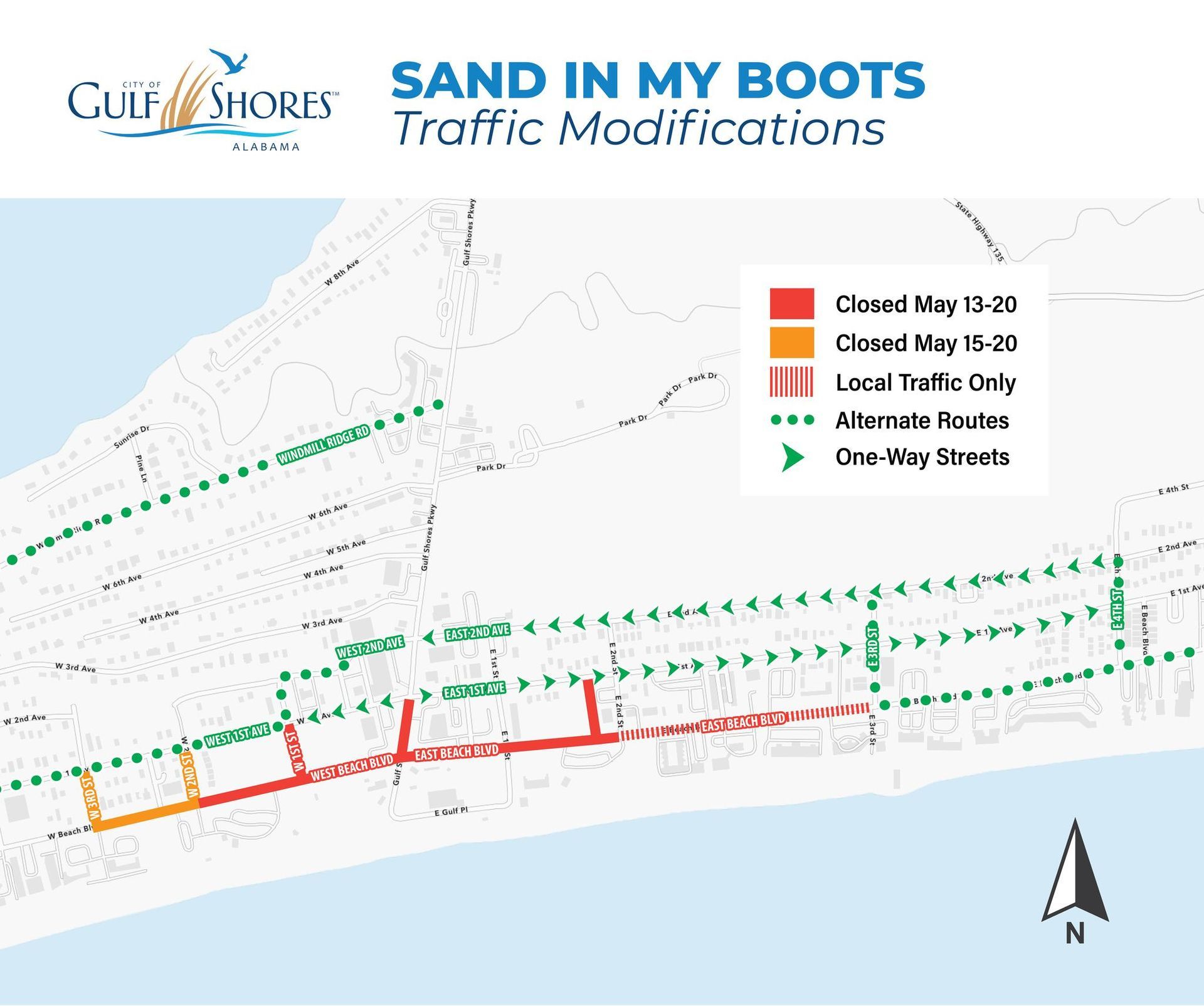 Sand in my Boots Traffic Modifications