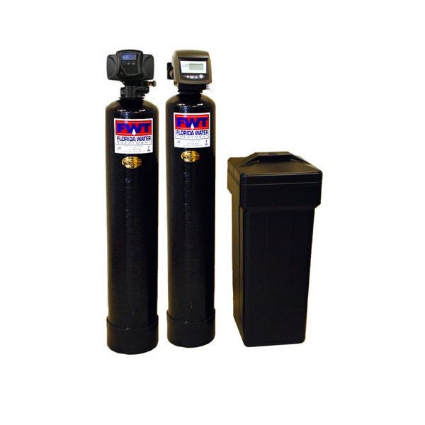 A couple of black cylinders sitting next to each other on a white background