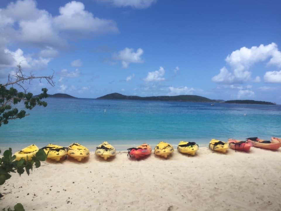 kayaks north shore beaches St. John USVI