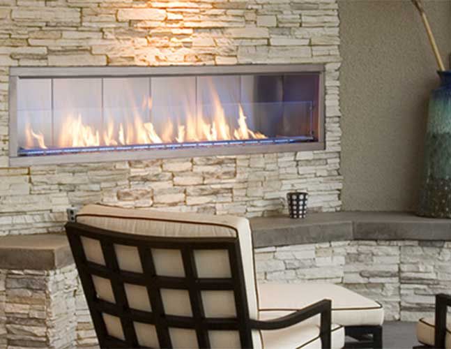Barcelona Lights Outdoor Vent-Free Fireplace By Astria