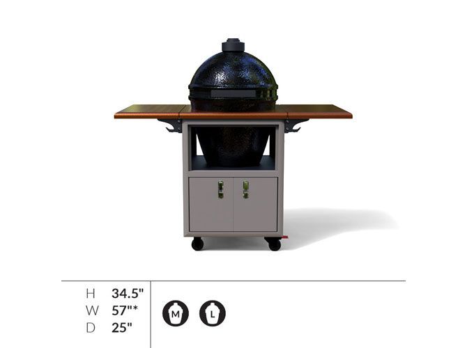 A picture of a grill with measurements on it