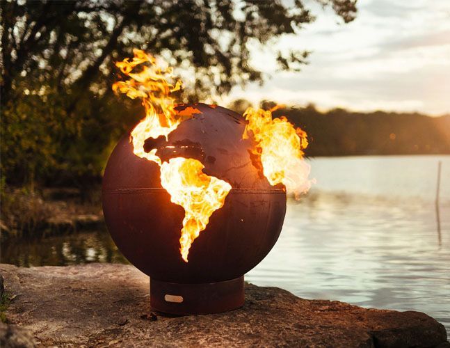 Fire Pit Art Third Rock