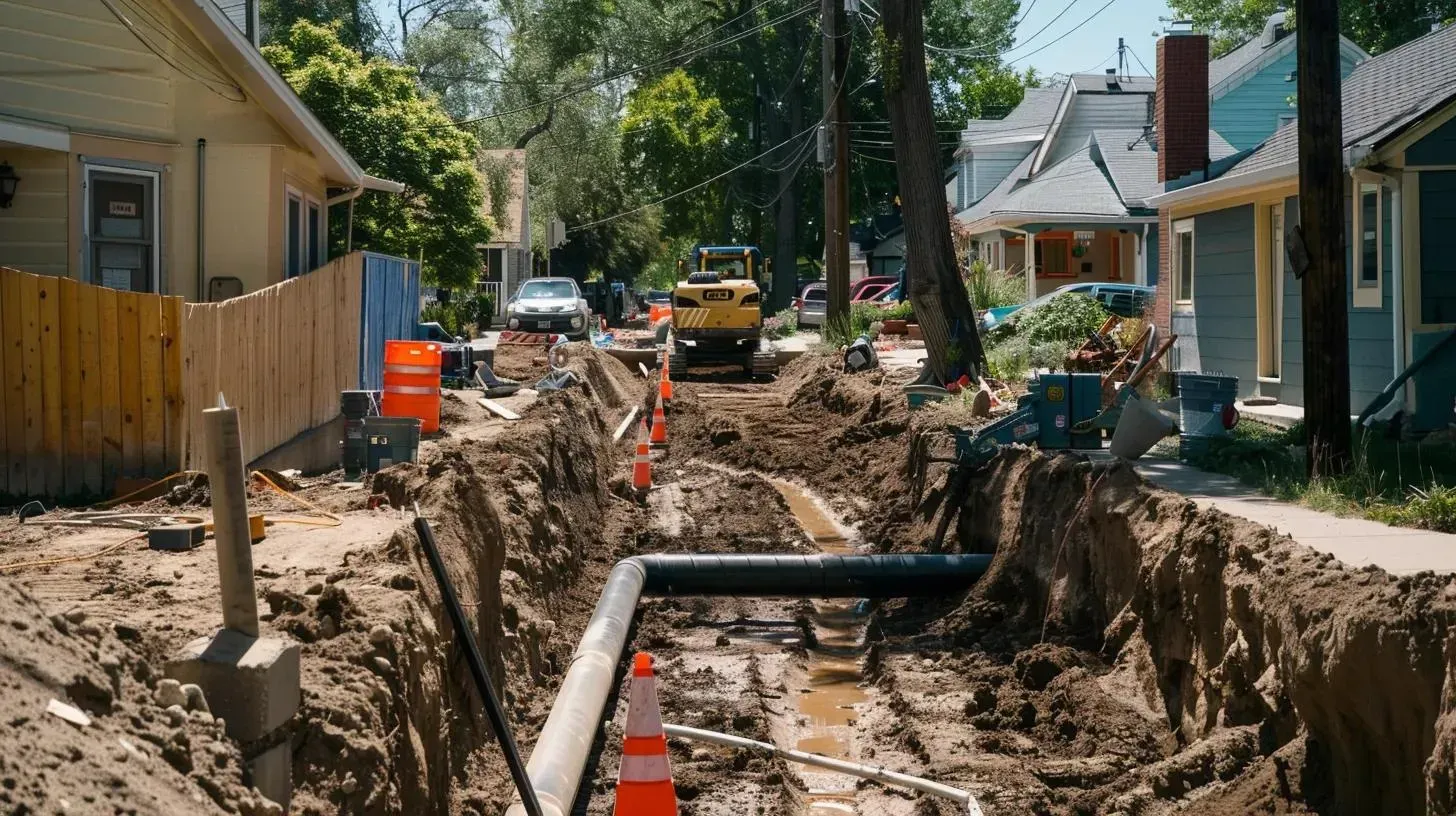 r Sewer Line Repair From the House to the Street 