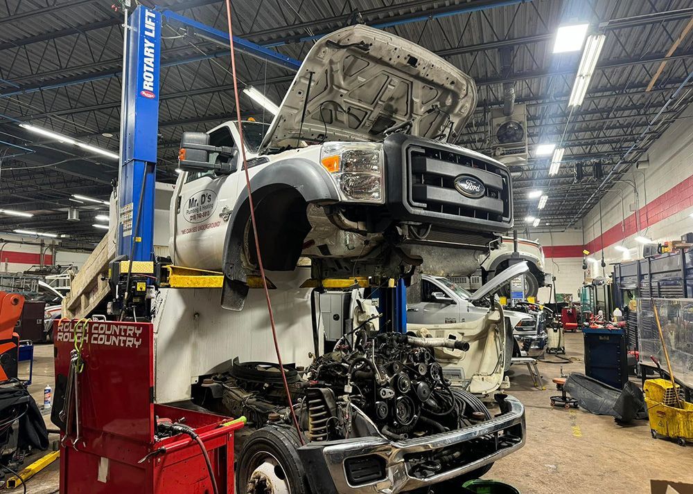 Rollin Diesel Mechanic Working