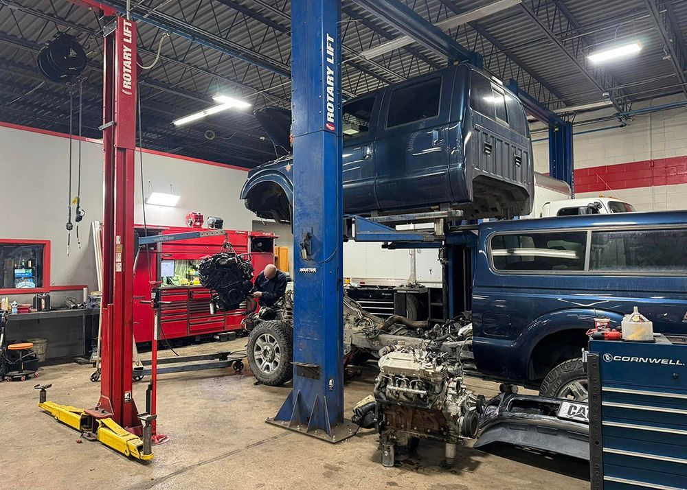 Rollin Diesel Mechanic Working