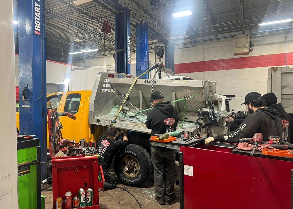 Rollin Diesel Mechanic Working