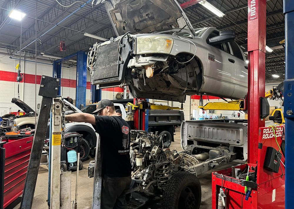 Rollin Diesel Mechanic Working