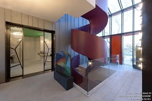 Helical stairs