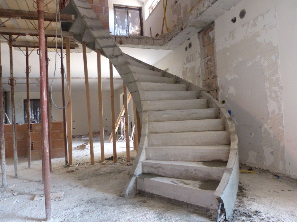 Stair step construction phase