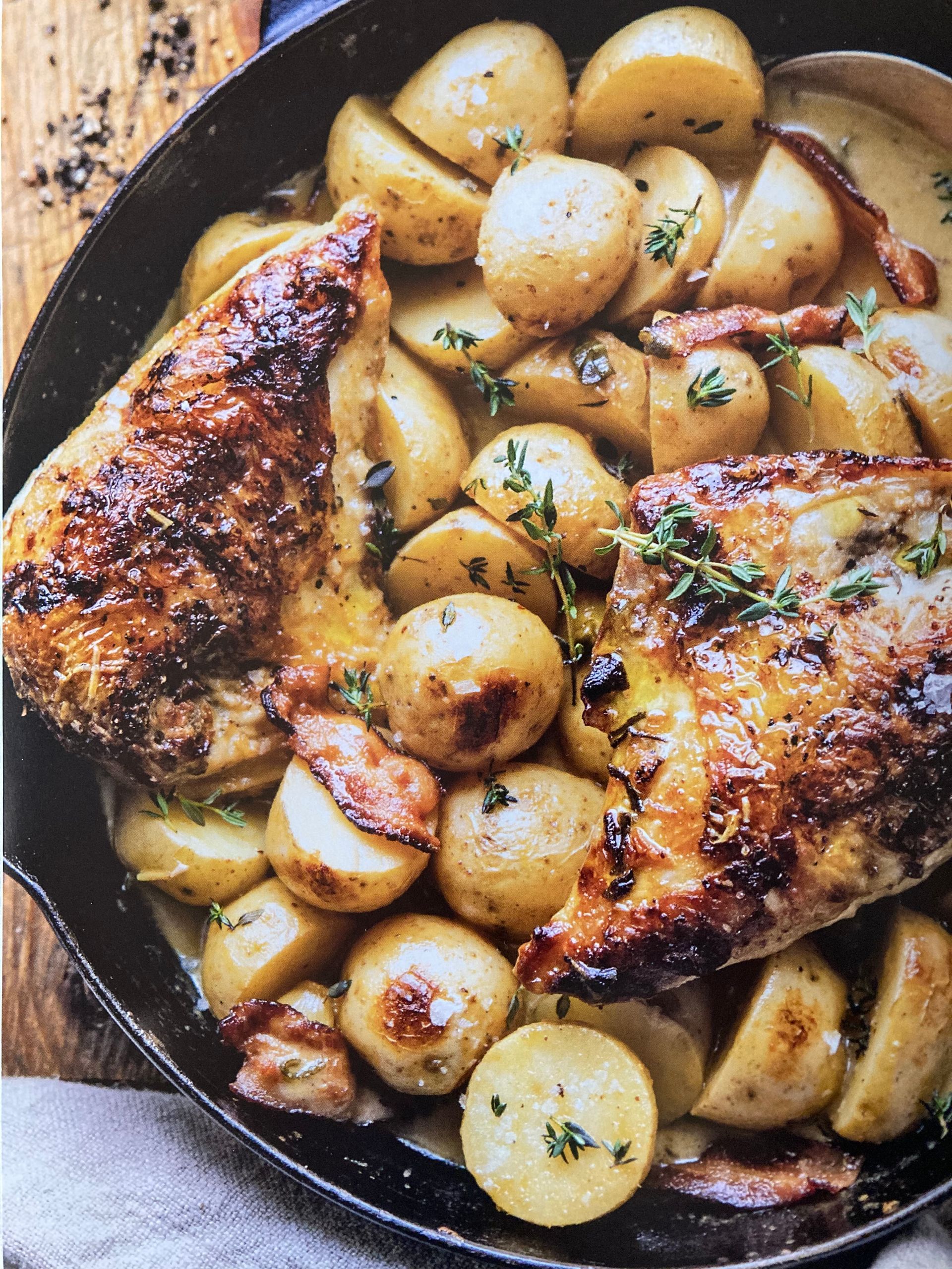 Delicious chicken and creamy potato recipe from Jo Sauder