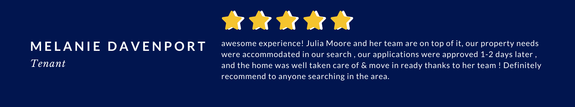 testimonial