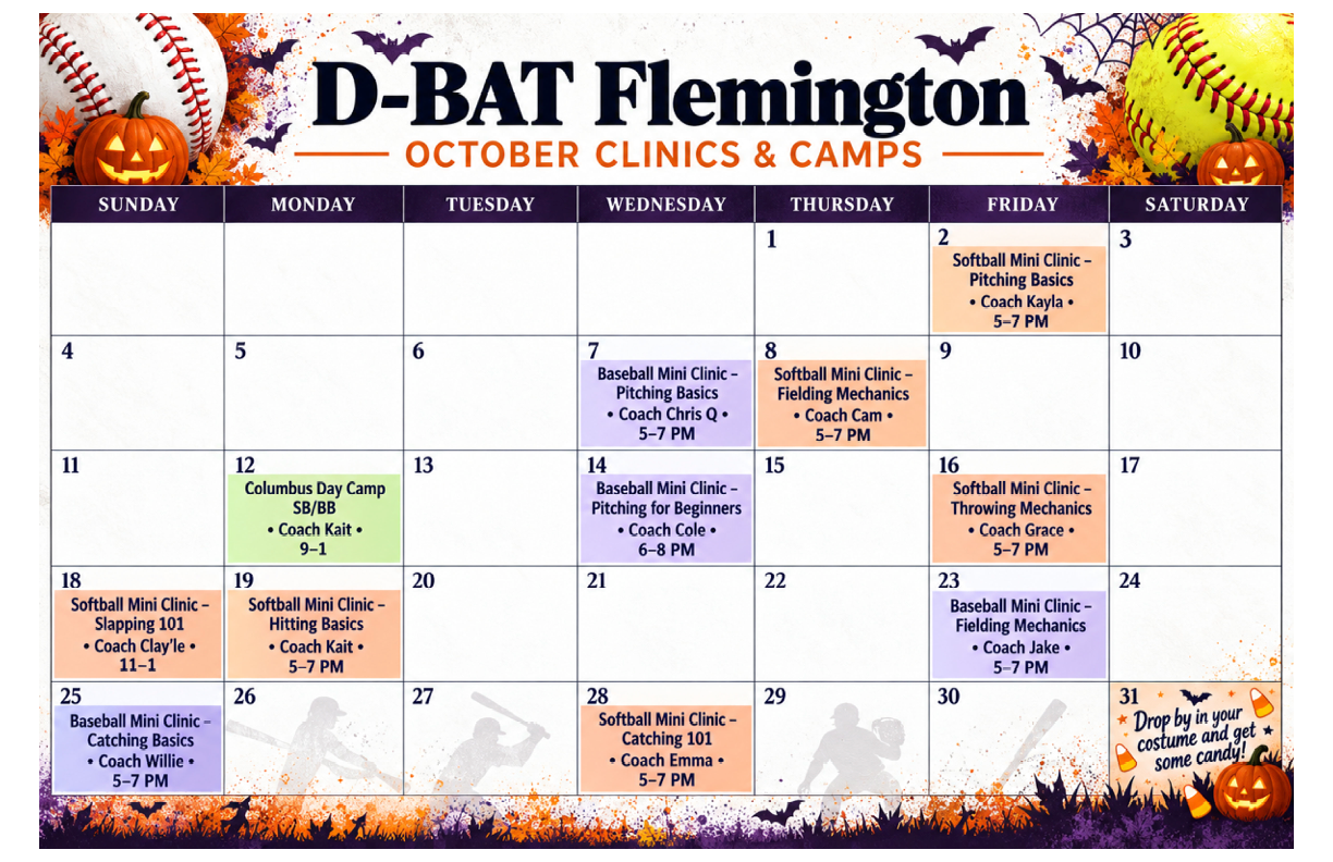 Camp or clinic flyer