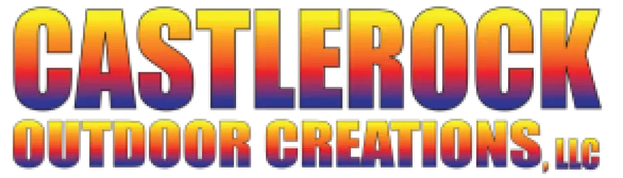 CASTLEROCK OUTDOOR CREATIONS, LLC logo in orange and purple text