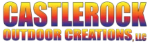 CASTLEROCK OUTDOOR CREATIONS, LLC logo in orange and purple text