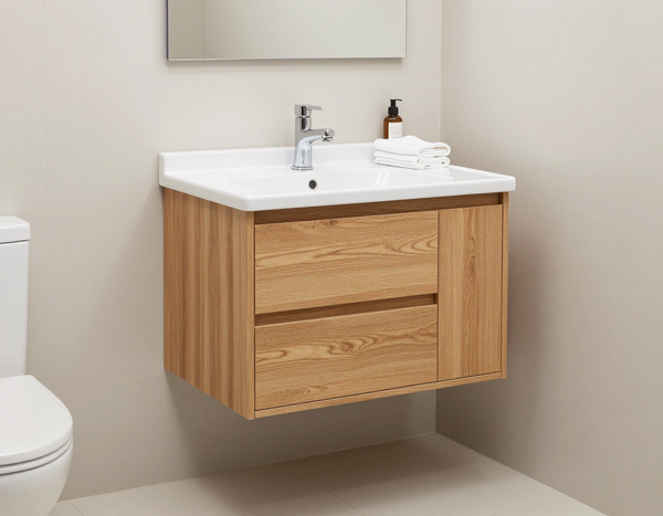 Mobile bagno sospeso salvaspazio in bagno piccolo
