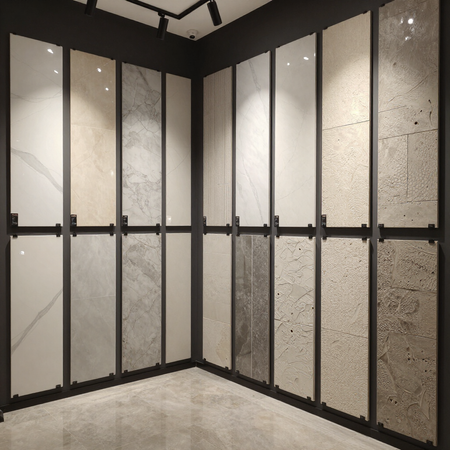Piastrelle e rivestimenti in showroom