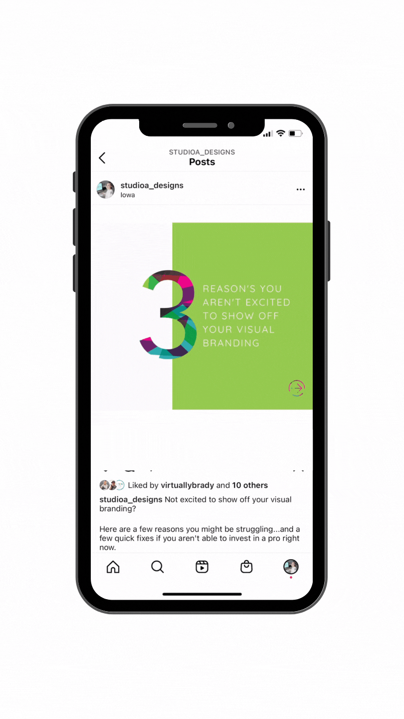 A cell phone with a green and colorful graphic on the screen.