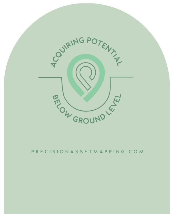 Logo with a map pin graphic, text: