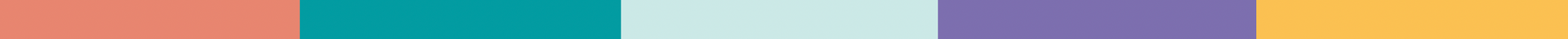 A palette of different colored stripes on a white background.
