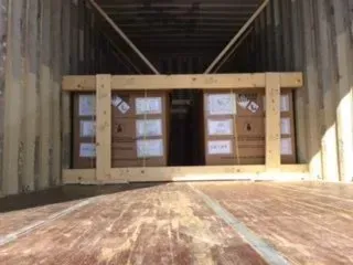 Block & Brace Ocean Containers with Hazardous Materials