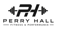 Perry Hall Fitness & Performance logo with barbell icon in black and gray