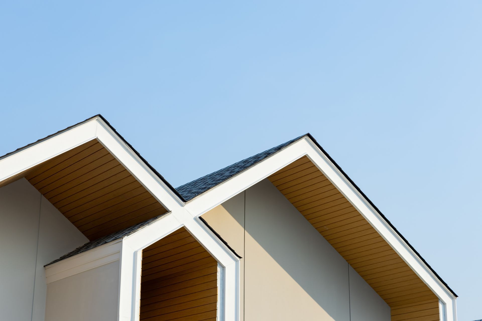 View of a Nice Residential Roof Against The Sky | Nixa, MO - Roofing Ozarks