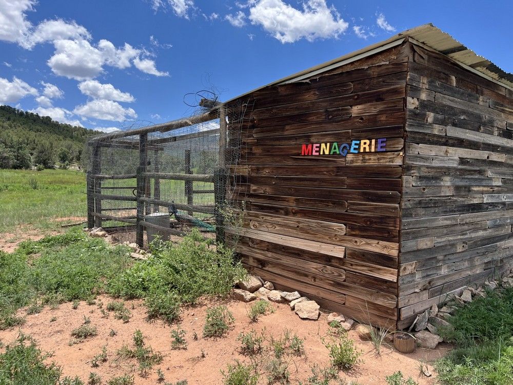 Wooden building with 