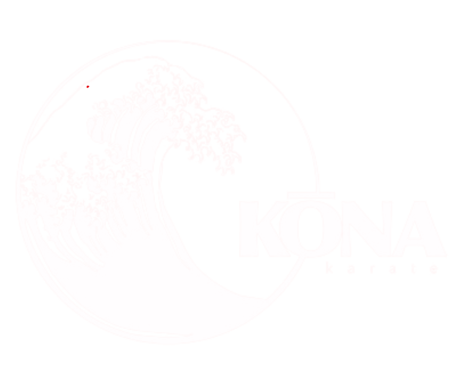 A white background with a red circle in the middle.