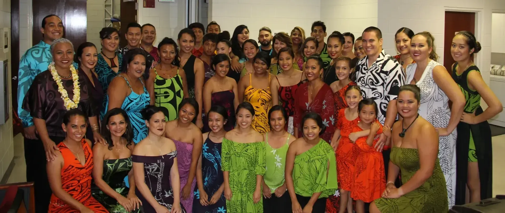 A large group of people are posing for a picture together