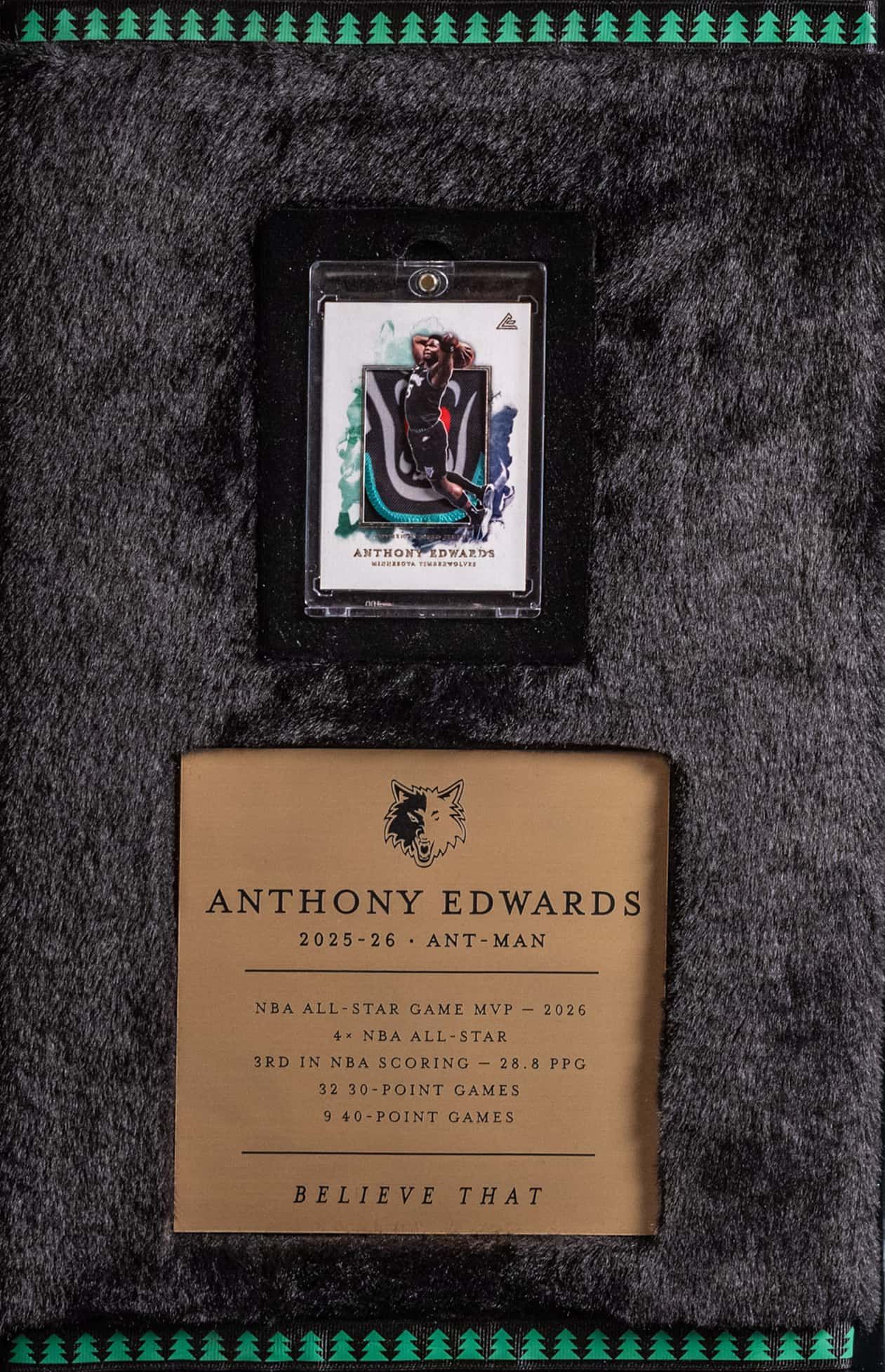 Anthony Edwards Elevated Swatches Card