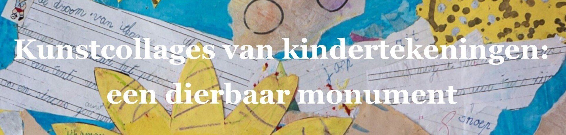 Collage with text