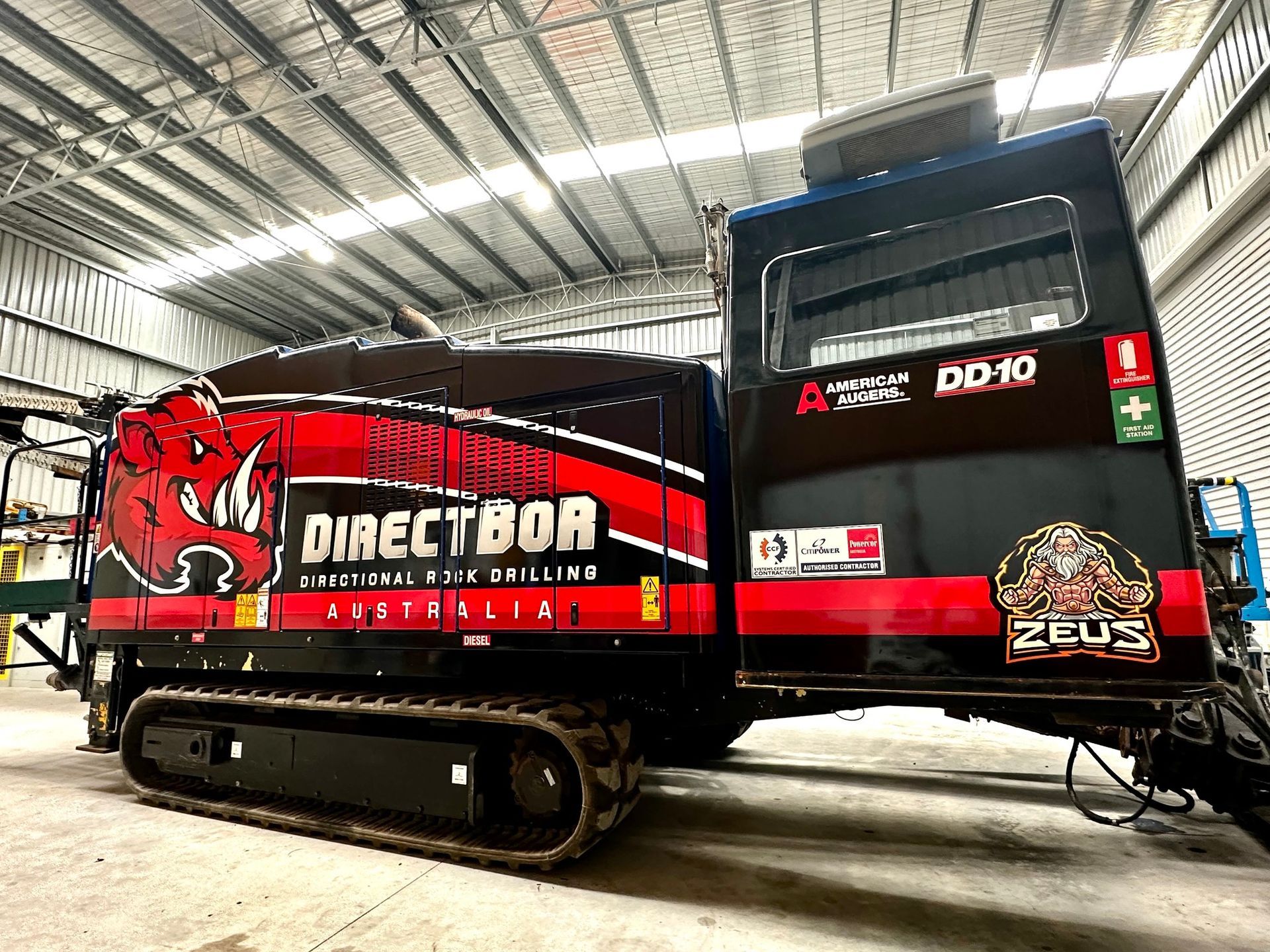 Directional Rock Drilling Machine - Geelong, VIC - Directbor A truck used by a directional drilling company serving Melbourne