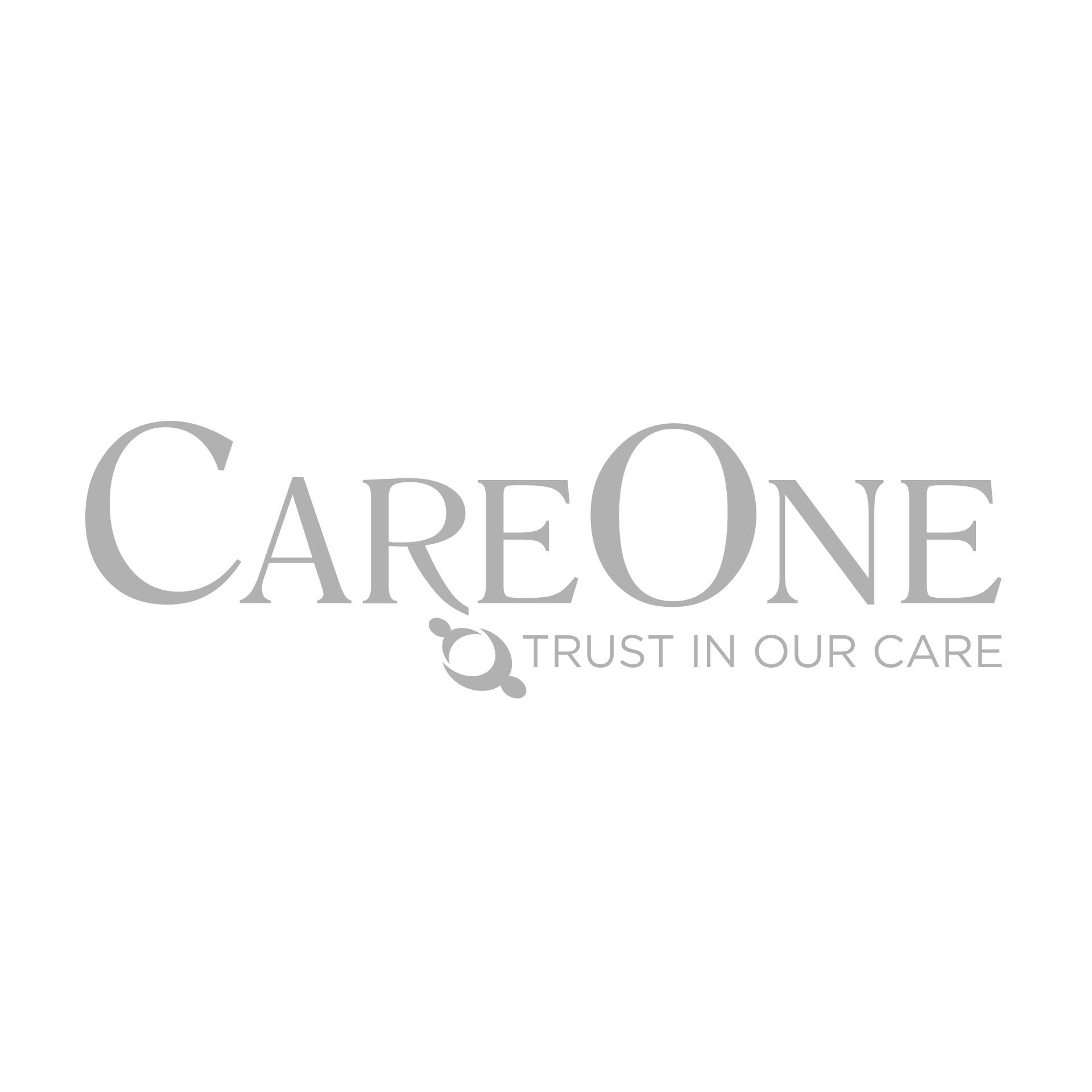 Gray CareOne logo on white