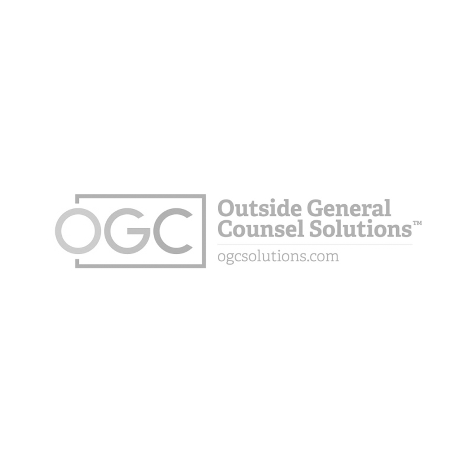 Gray OGC logo on white