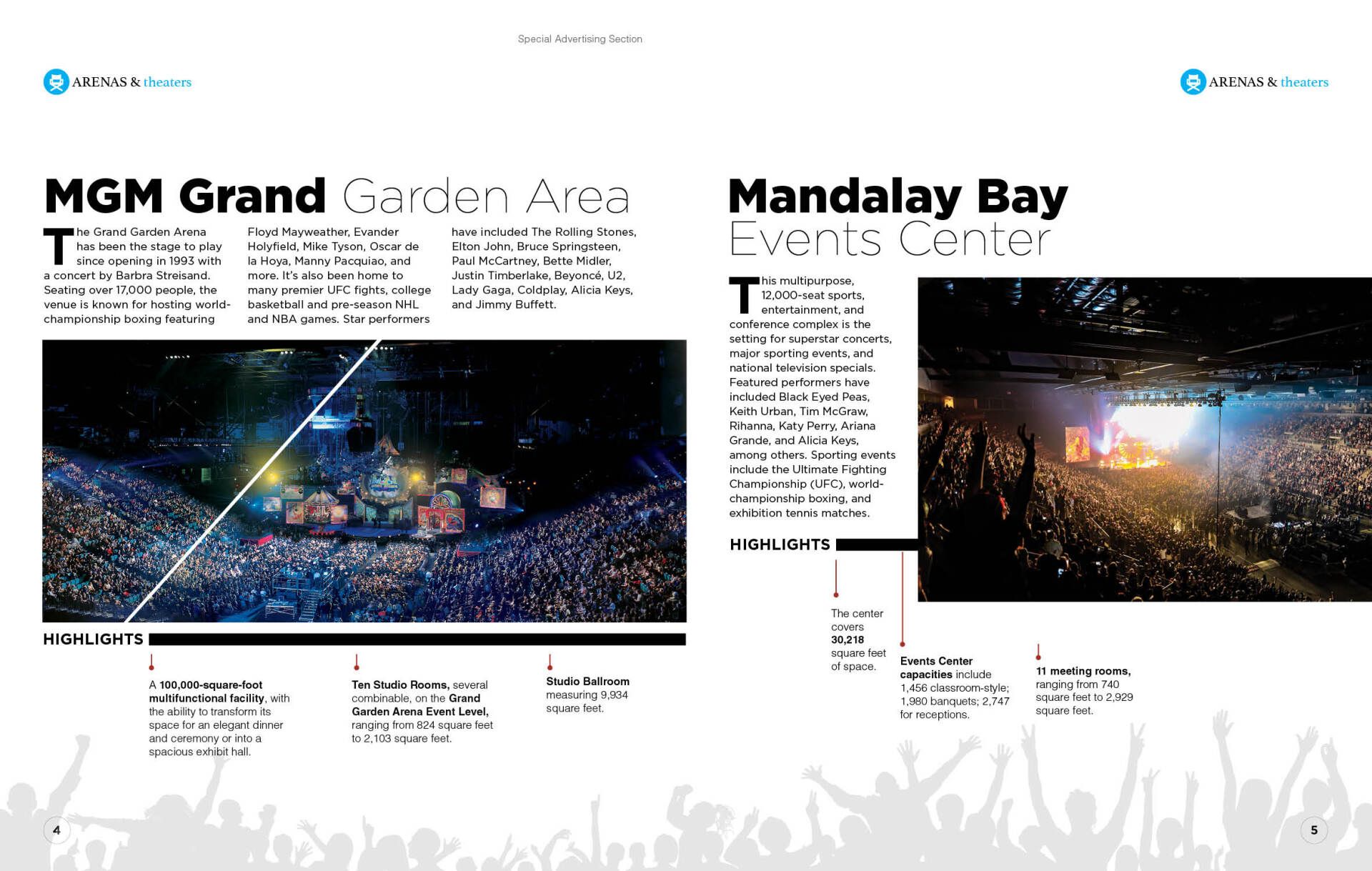 MGM Resorts Guide spread
