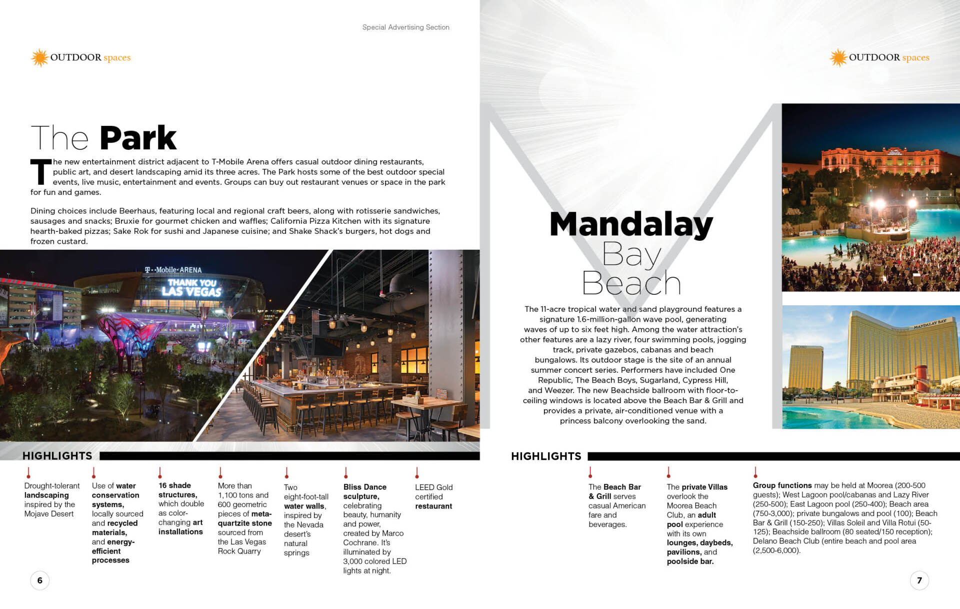 MGM Resorts Guide spread